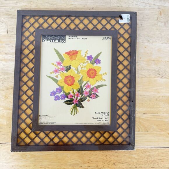 Vintage Cross Stitching Pictures & Frames X3 Paragon Craft Gallery 70’s Mod Farm - Picture 6 of 14